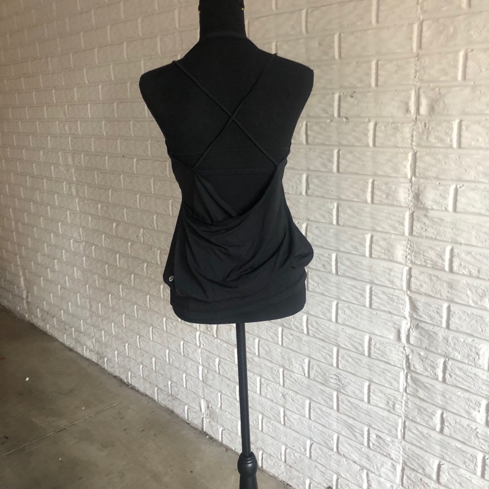 Lululemon strappy black top